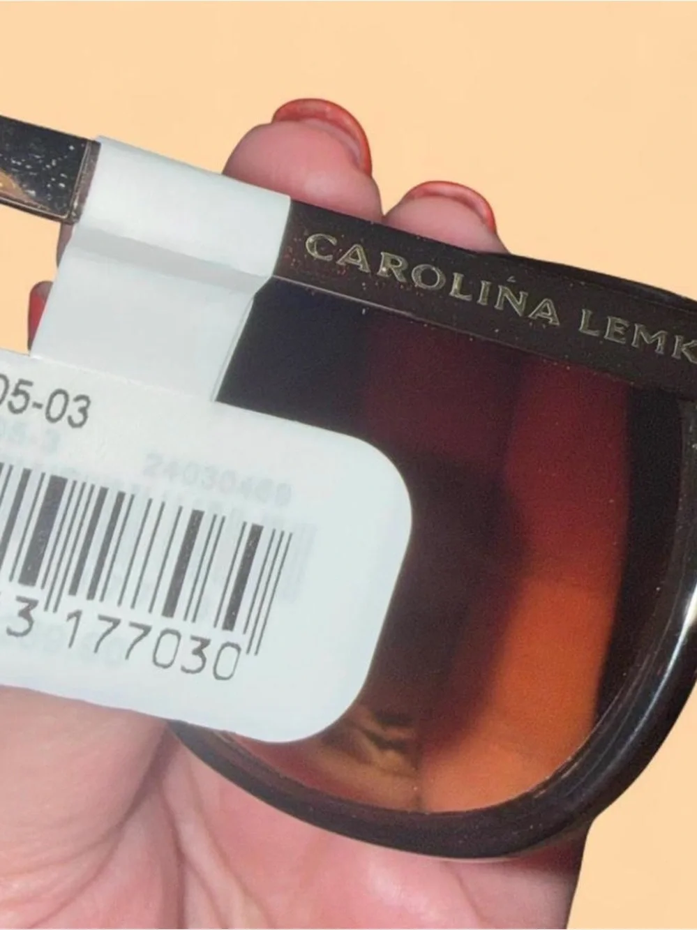 Carolina Lemke Berlin Brown Sunglasses - Picture 3 of 4